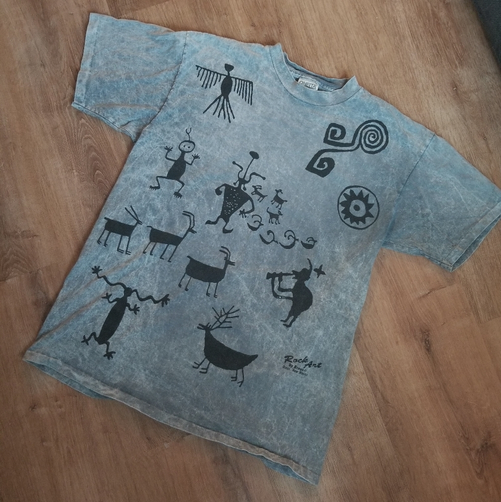 Vintage Oneita Rock Art Tee
